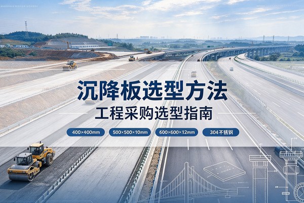 丛台沉降板选择方法