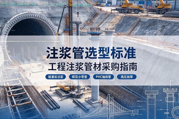 丛台注浆管选型标准